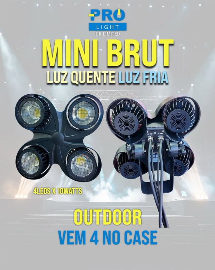 Mini Brut LED Outdoor 4x100W Bicolor